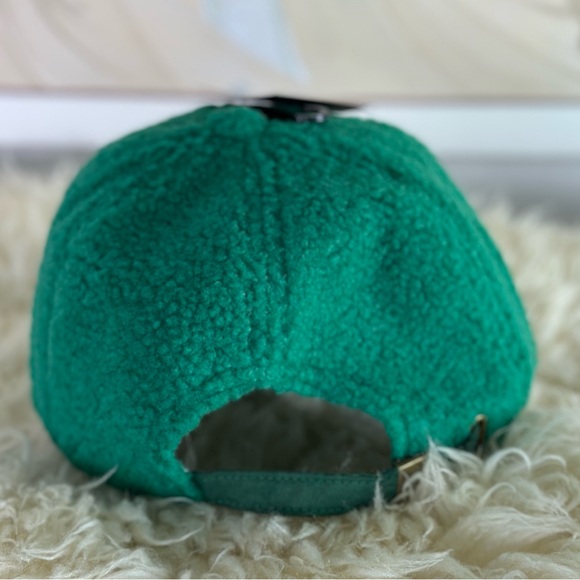 NWT Do Everything In Love Solid Sherpa Baseball Cap Kelly Green - Picture 4 of 8